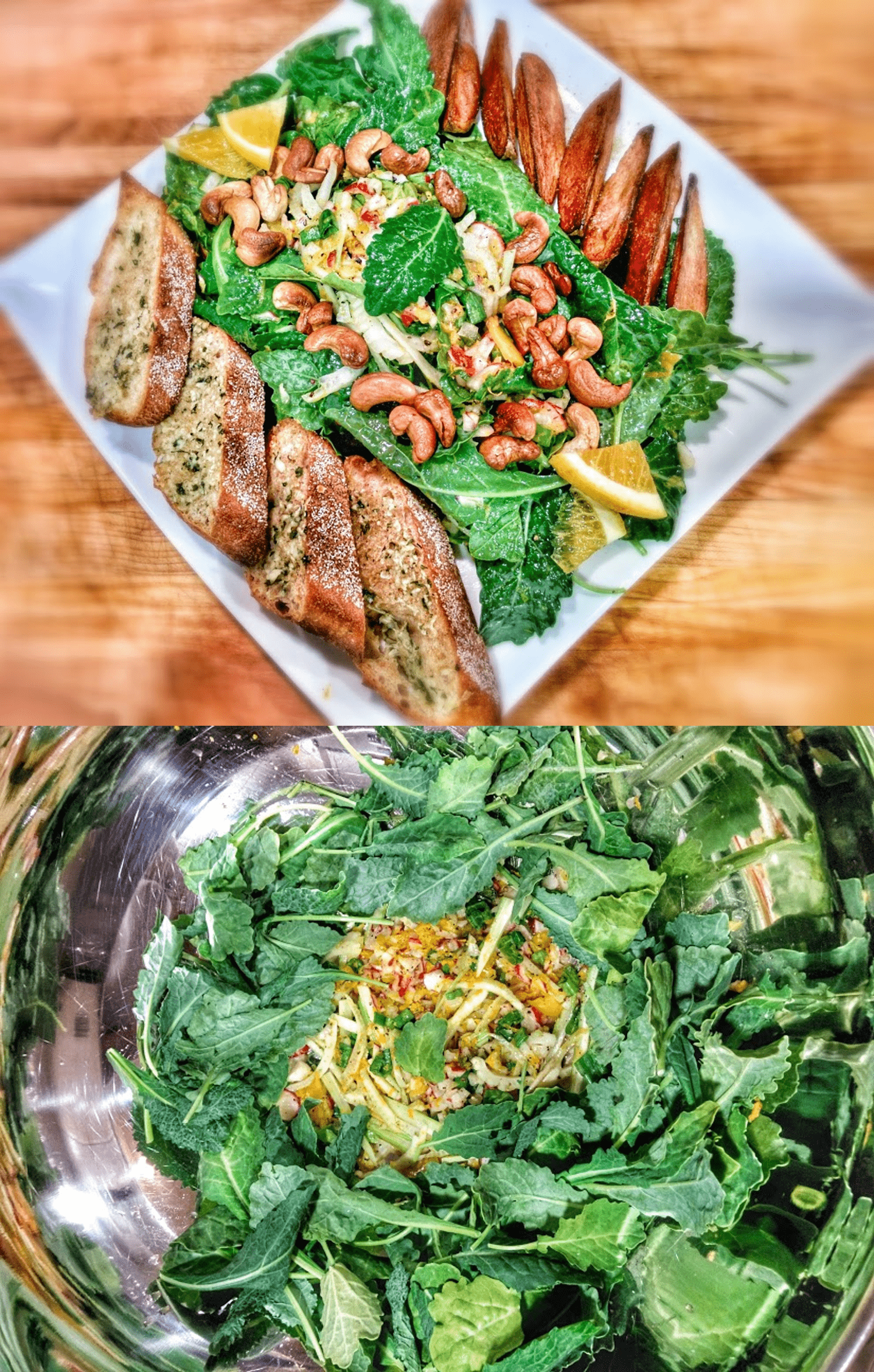 Organic Baby kale salad